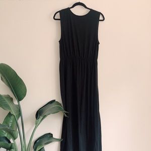 Black Basic Maxi H&M Dress